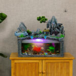 Aquarium à Fontaine, idéal pour intérieur et extérieur