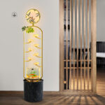 Aquarium décoratif avec système de pompe