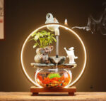 Aquarium Design avec Fontaine moderne et élégant