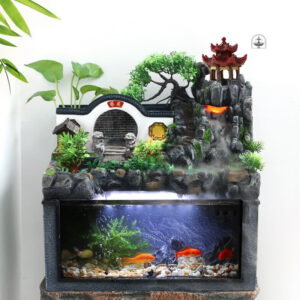 Aquarium Fontaine décoratif pour poissons et plantes