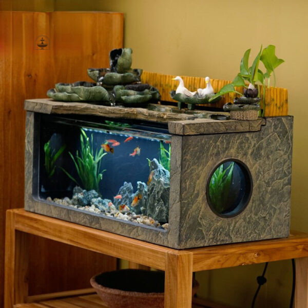 Aquarium Fontaine à Eau décoratif pour intérieur
