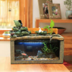 Élément d'ornement aquatique avec cascade douce