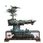 Aquarium Fontaine à Eau décoratif pour intérieur