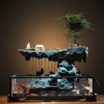 Fontaine à eau pour aquarium, design apaisant