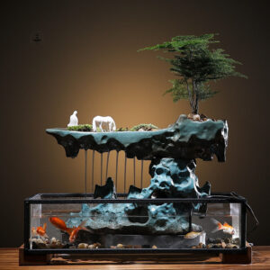 Fontaine à eau pour aquarium, design apaisant