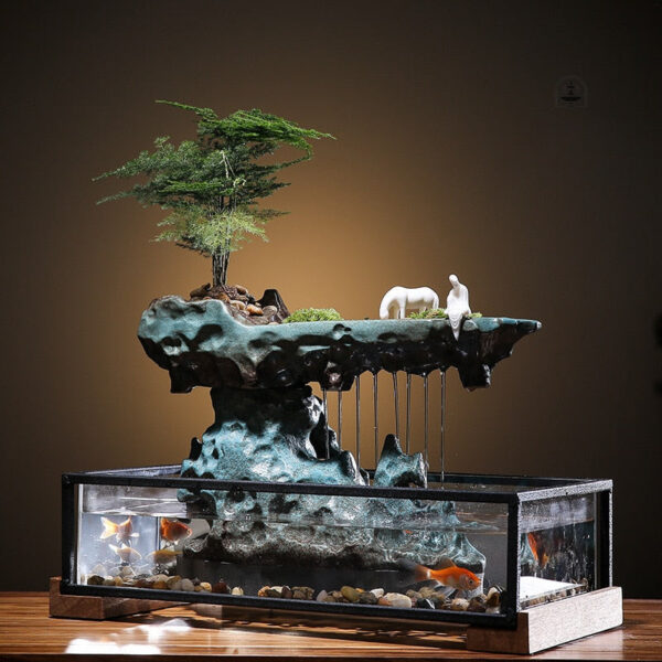 Élément aquatique décoratif, apporte sérénité et style