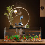 Aquarium fontaine d'eau décoratif pour intérieur