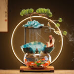 Aquarium Fontaine Feng Shui décoratif et apaisant