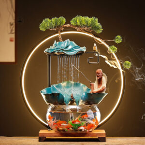Aquarium Fontaine Feng Shui décoratif et apaisant