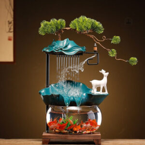 Fontaine d'aquarium Feng Shui pour harmoniser votre espace