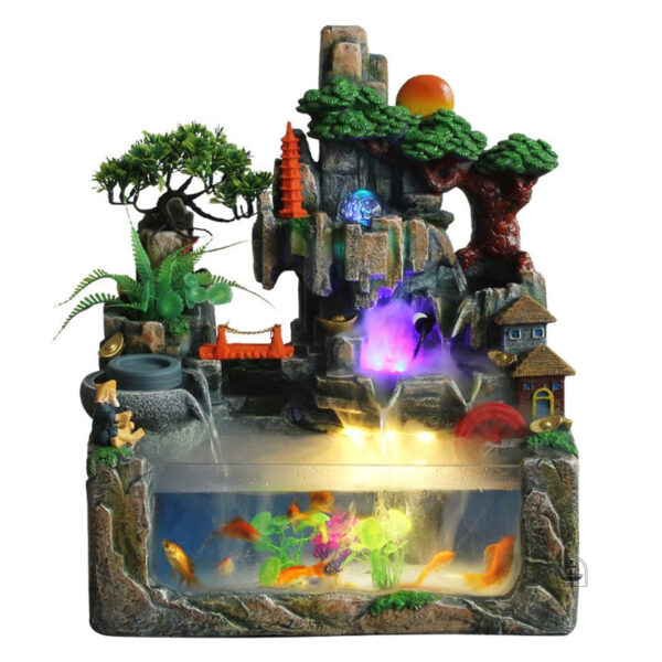 Aquarium Fontaine pour Poissons décoratif et apaisant