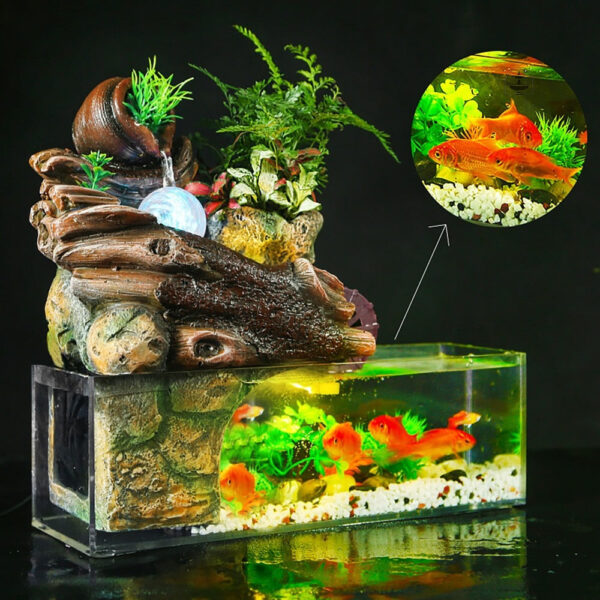 Réservoir d'eau avec circulation, idéal pour poissons domestiques