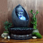 Fontaine d'eau Bouddha pour ambiance relaxante