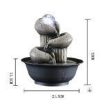 Fontaine décorative pour un intérieur apaisant