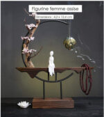 Fontaine à encens avec design asiatique élégant