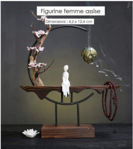Fontaine à encens avec design asiatique élégant