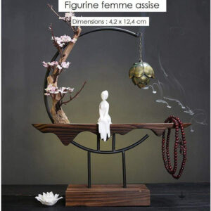 Fontaine à encens avec design asiatique élégant