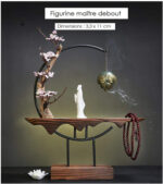 Accessoire de méditation avec fontaine d'encens