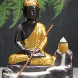 Brûle encens bouddha décoratif pour méditation