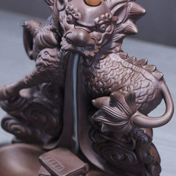 Fontaine à encens dragon, diffuseur de fumée apaisant