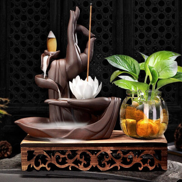Brûleur d'encens Feng Shui, ambiance relaxante