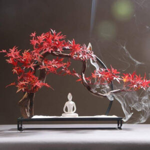 Brûle encens japonais élégant pour une ambiance apaisante