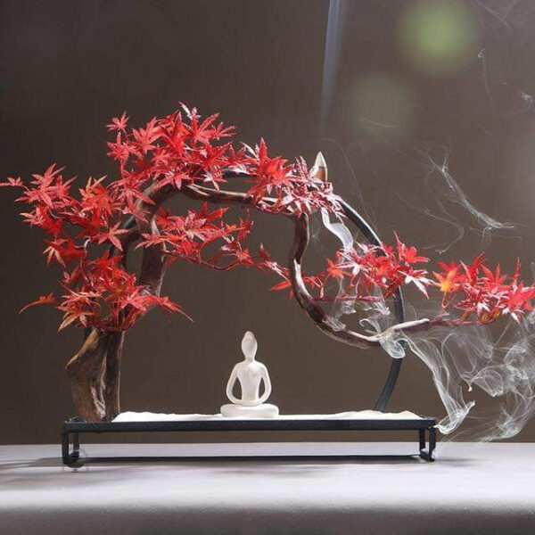 Brûle encens japonais élégant pour une ambiance apaisante