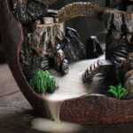 Fontaine à encens en résine pour aromathérapie