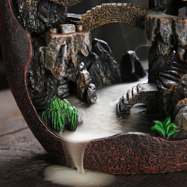 Fontaine à encens en résine pour aromathérapie
