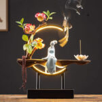 Brûle encens traditionnel en céramique pour ambiance zen