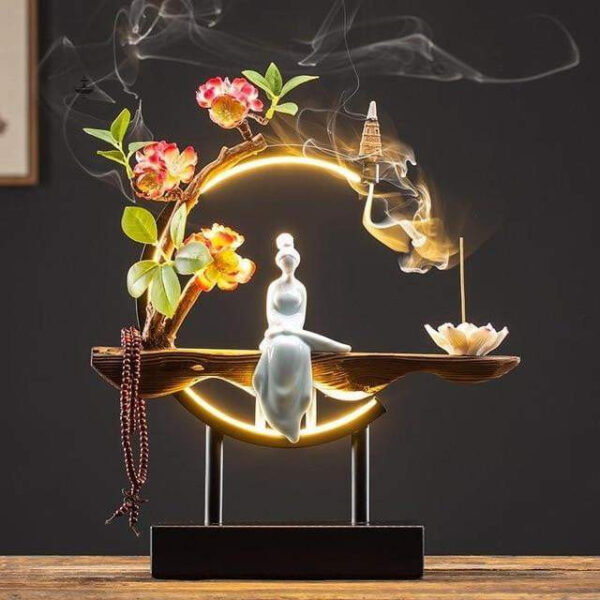 Fontaine à encens artisanale pour diffusion de senteurs