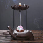Accessoire zen pour diffusion d'encens naturel
