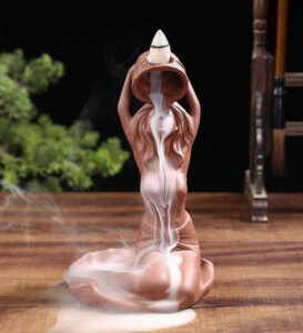 Brûleur d'encens fontaine, création apaisante pour l'intérieur