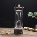 Brûleur d'encens en forme de fontaine décorative