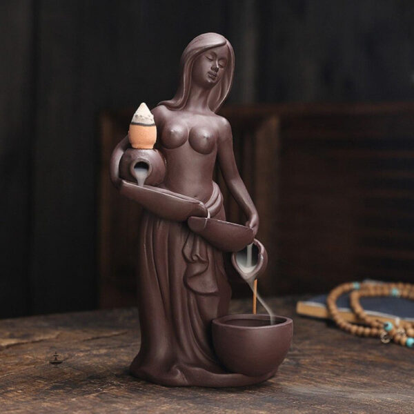 Brûleur d'encens original en fontaine élégante