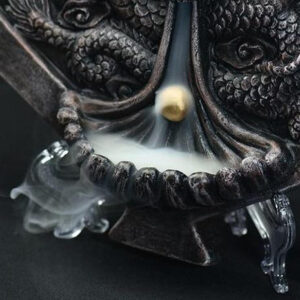 Fontaine à encens avec motif dragon pour une ambiance zen