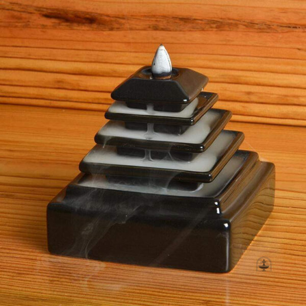 Cascade zen en céramique pour fontaine à encens