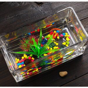 Accessoire aquarium en jarre, effet relaxant garanti