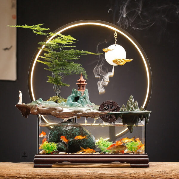 Deco Aquariums Fontaine pour une ambiance relaxante