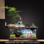 Fontaine décorative pour aquariums, design apaisant