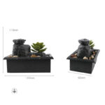 Décoration de jardin : fontaine zen apaisante