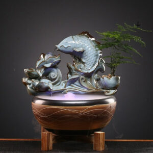 Élégante fontaine japonaise pour jardin ou intérieur