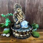 Fontaine zen éléphant, symbole de sérénité