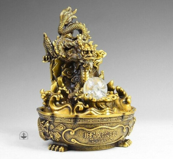 Décoration de jardin avec fontaine dragon traditionnelle