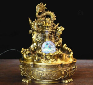 Fontaine d'intérieur inspirée de la culture chinoise