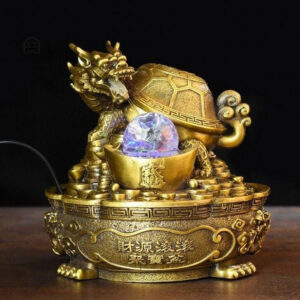 Fontaine intérieure avec dragon tortue pour harmoniser l'espace