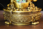 Objet Feng Shui dragon tortue, source de sérénité et prospérité