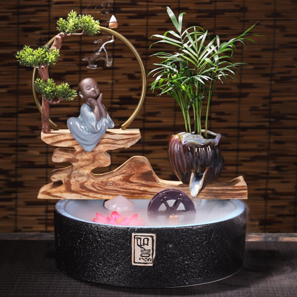 Fontaine à encens pour un espace de bien-être relaxant