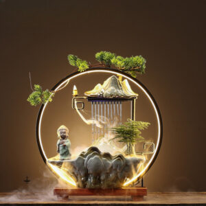 Accessoire de méditation avec fontaine à encens