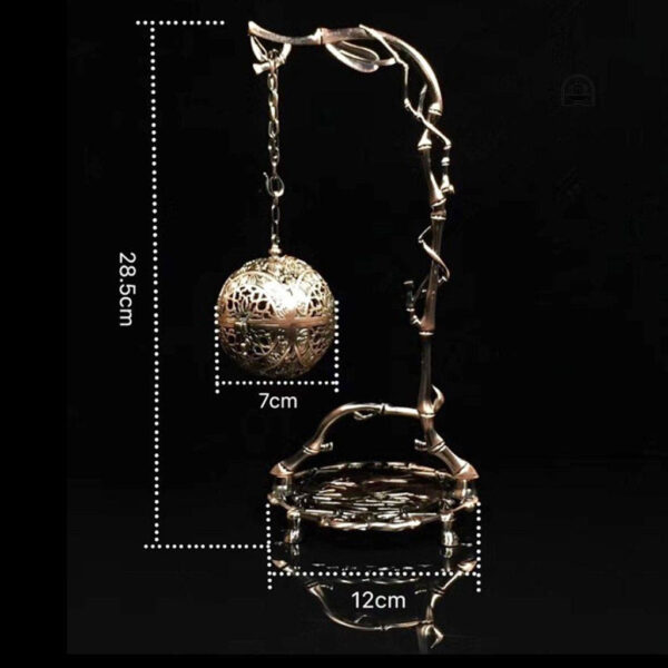 Encensoir design avec chaîne pour diffusion de parfum